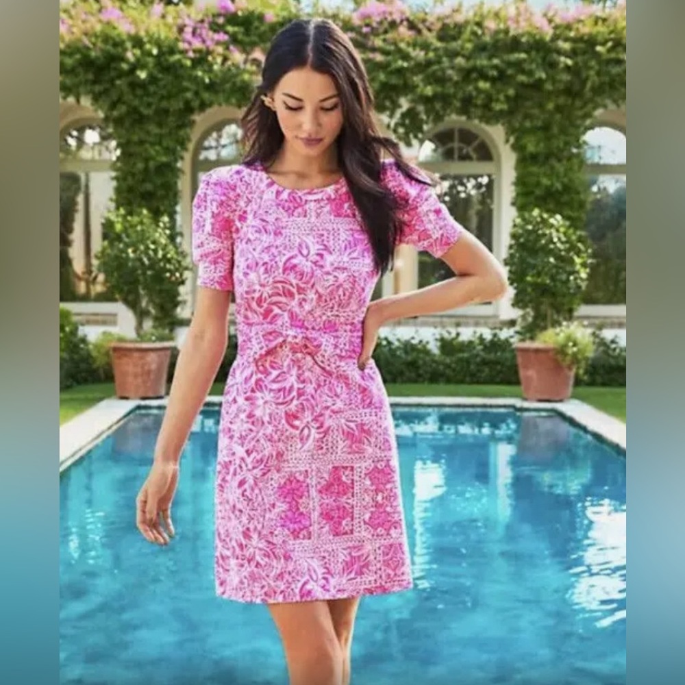 Lilly Pulitzer Harriet Dress in Pinãta Pink - Size Small